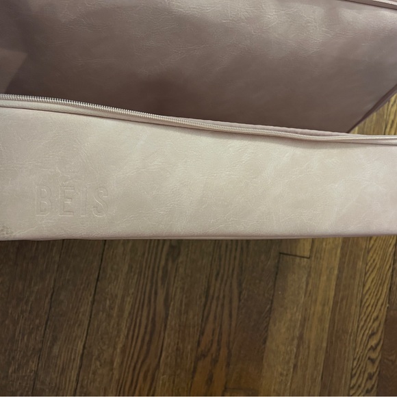 BEIS Blush Pink Convertible Weekender - Picture 14 of 16